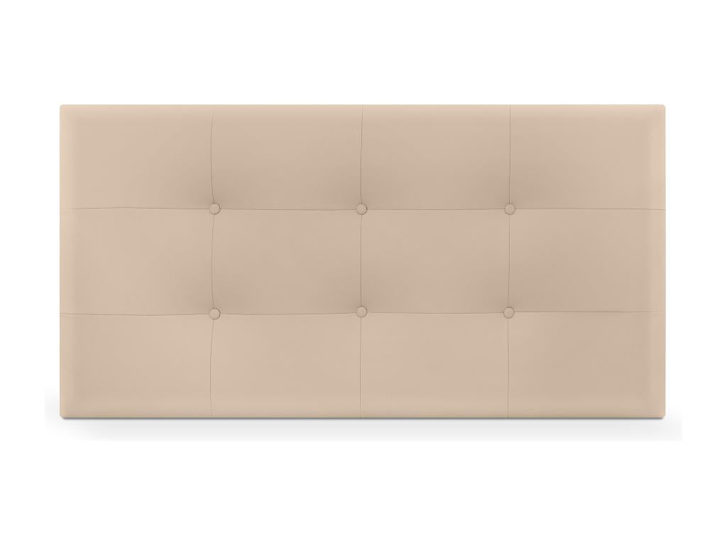 Bohometop Faux Leather Upholstered Headboard 95x60cm for 90cm Beds - Beige 64281TSCU