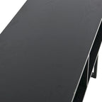 Rectangular TV Stand & Coffee Table with Storage - Coastal Oak Finish, 39.4" W, 2 Compartments, Engineered Wood, 42" TV Compatible