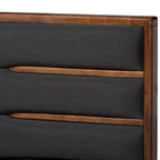 Modern and Contemporary Upholstered and Wood Platform Storage Bed