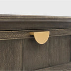 American Style 2-Drawer Side Table - Wood Grain Finish, 28.5" Height, 130 lb Capacity, MDF, Nightstand or End Table