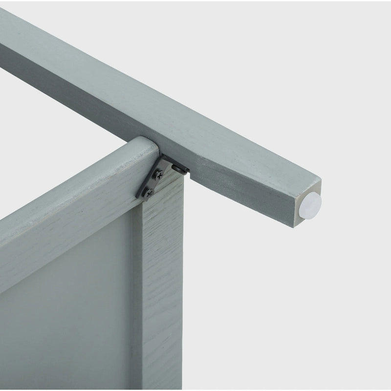 American Style 2-Drawer Side Table - Wood Grain Finish, 28.5" Height, 130 lb Capacity, MDF, Nightstand or End Table