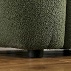 64.96" Marshmallow Sofa - Boucle Fabric, 2-Seater Loveseat, Beige, Modern Cloud Couch