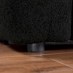 64.96" Marshmallow Sofa - Boucle Fabric, 2-Seater Loveseat, Beige, Modern Cloud Couch