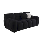 64.96" Marshmallow Sofa - Boucle Fabric, 2-Seater Loveseat, Beige, Modern Cloud Couch