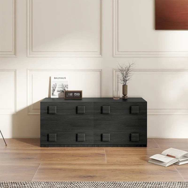 Mid Century Decorative Combinable multifunctional wooden cabinets, 1~4 Pieces