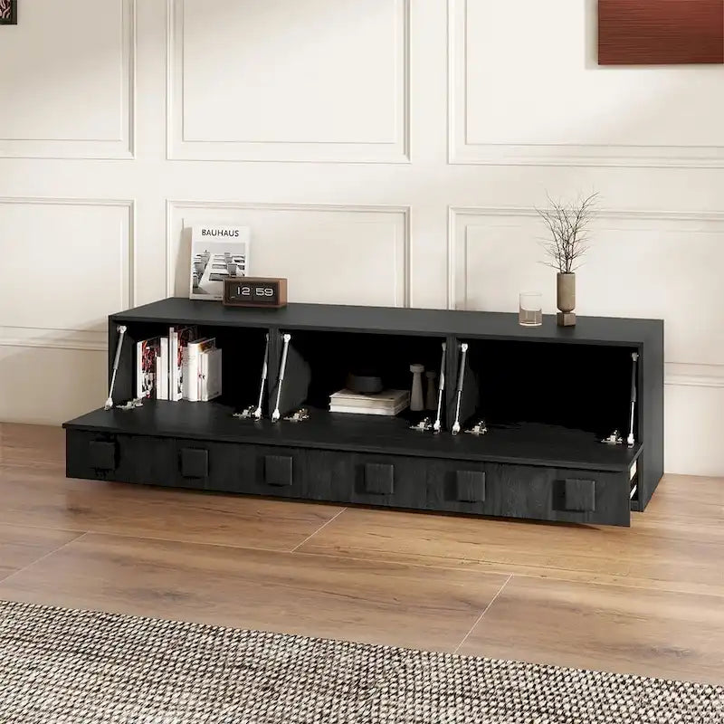 Mid Century Decorative Combinable multifunctional wooden cabinets, 1~4 Pieces