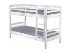 Bohometop - Bunk Beds 90x200 with Slatted Bases White 57748DTIM