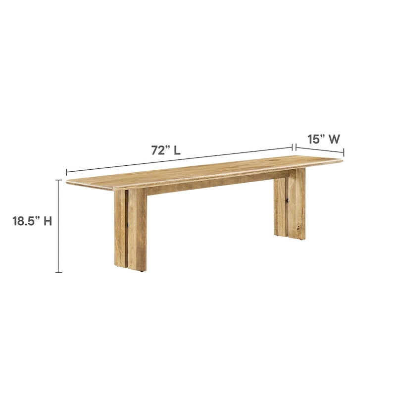 86-inch Solid Wood Dining Table and Chair Set - Seats 8, Farmhouse Style, Adjustable Table Legs, Rectangular Dining Set