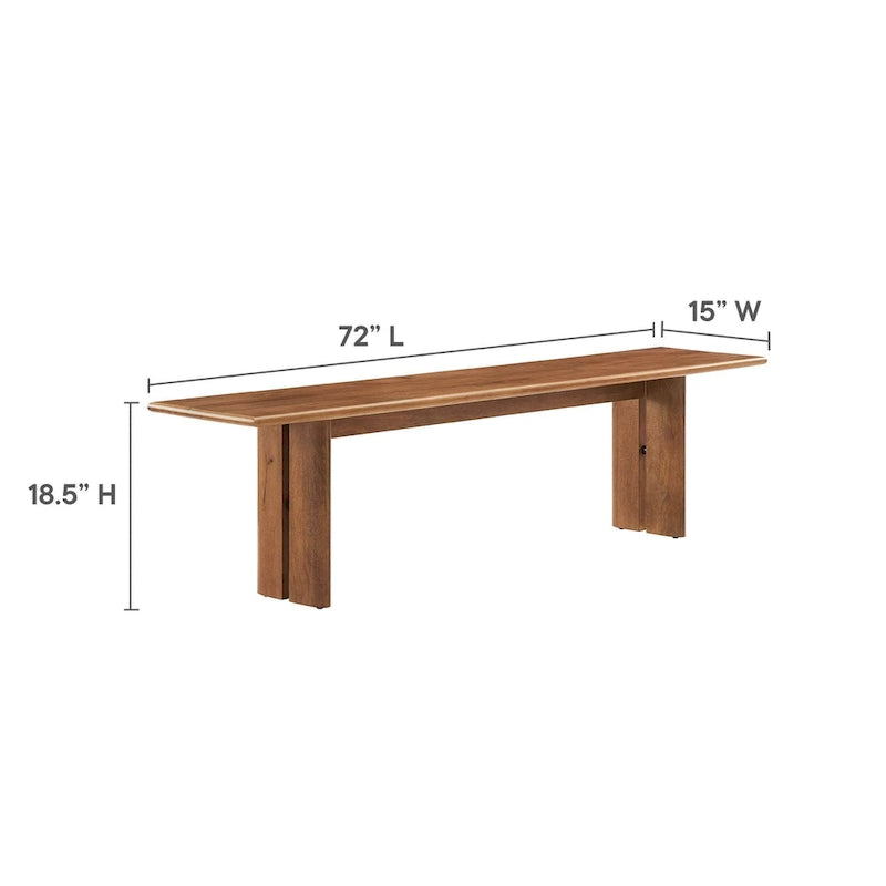 86-inch Solid Wood Dining Table and Chair Set - Seats 8, Farmhouse Style, Adjustable Table Legs, Rectangular Dining Set