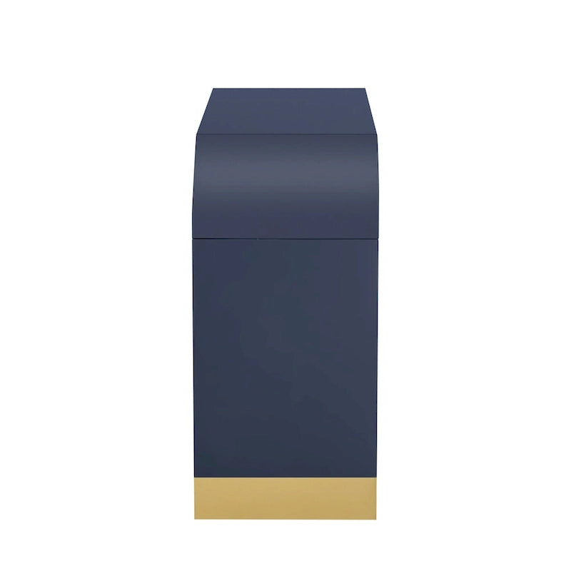 Modern dark walnut TV stand with adjustable shelves - made of pine wood and MDF, 59.8 inches tall, suitable for use as a TV cabinet in a study, living room, or entryway.