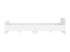 Bed frame with headboard and footboard, white, 120x200 cm, 36666AOIT