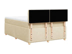 Nidchicshop bed base with mattress, Cream 140x200 cm, Fabric 00241MFNL