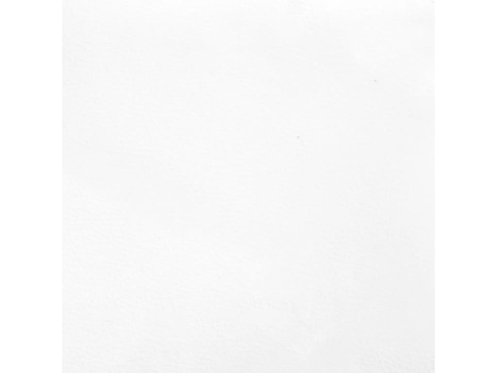 Headboard with wings, White, 103x16x118/128 cm, Faux Leather, 42946UHKO