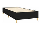 Bohometop bed base with mattress, black, 90x190 cm, fabric, 54144JDNM