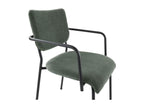 Set of 2 Nidchicshop bottle green armchairs 76673TVCF