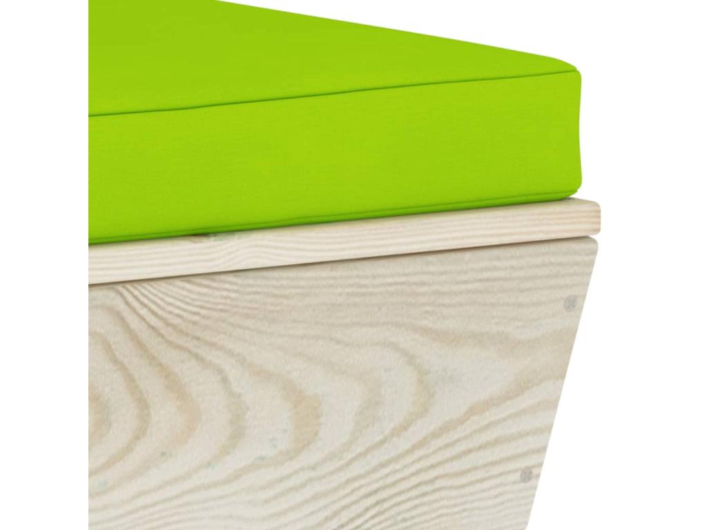 6-piece pallet garden furniture set with cushions, impregnated spruce, 4 42692DJXH