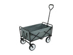 Folding beach trolley with plastic wheels and a maximum load capacity of 120 kg, in grey 23520CUAQ