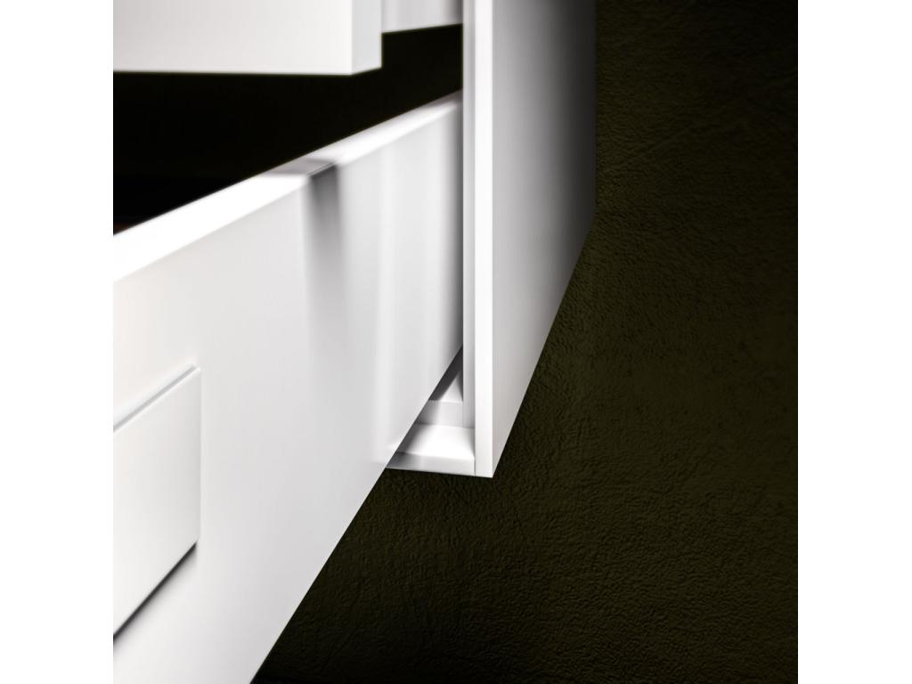 Nidchicshop 4-piece bathroom set, matte white, 19793QVBE