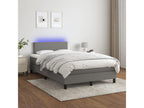 Nidchicshop bed base and mattress with LED lighting, Dark Grey, 120x200 cm, 64095ZAXY