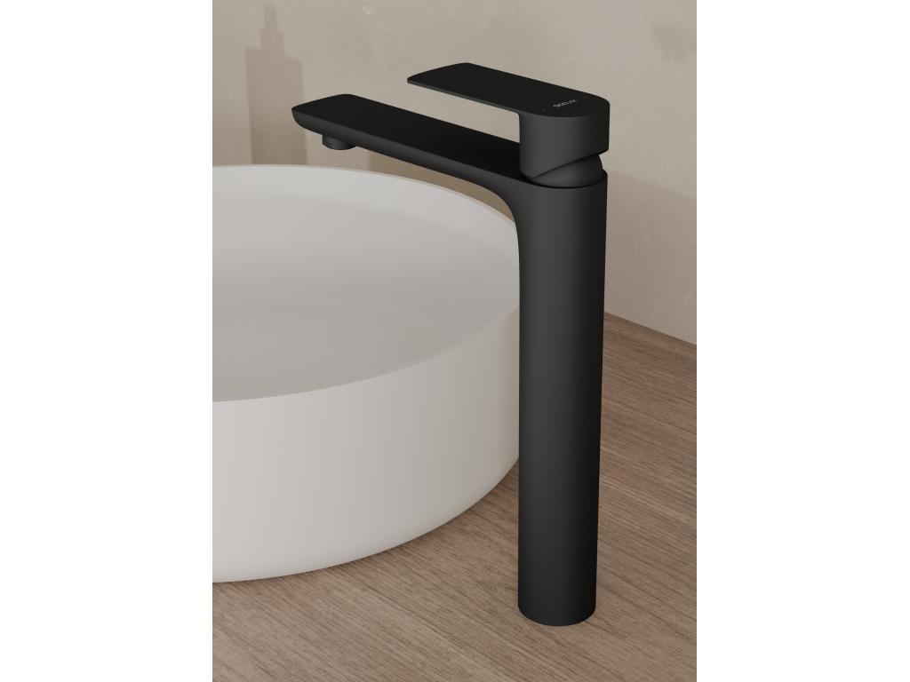 Black basin mixer tap - Bohometop 91564QMCJ