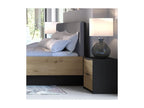 Set of Two Bohometop Bedside Tables - Modern Design with 2 Drawers 47385ZZJH
