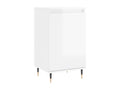 High-gloss white sideboard, 40x35x70 cm, engineered wood, 39891ZQKJ