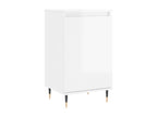 High-gloss white sideboard, 40x35x70 cm, engineered wood, 39891ZQKJ