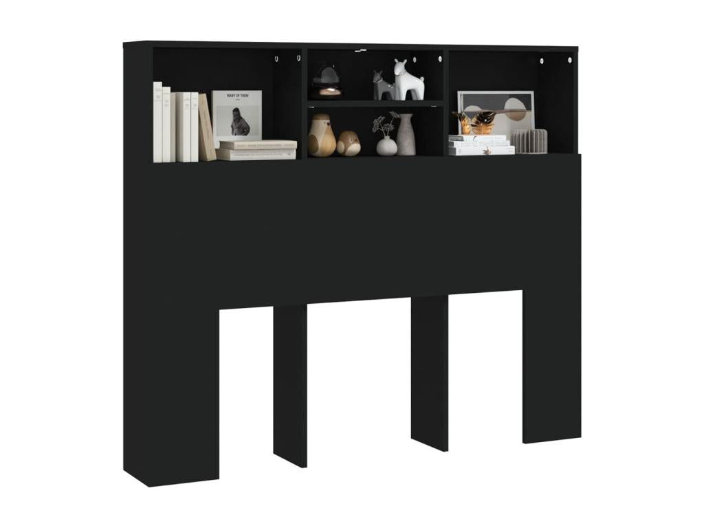 Black Headboard Wardrobe 120x19x103.5 Nidchicshop 78469LNNS