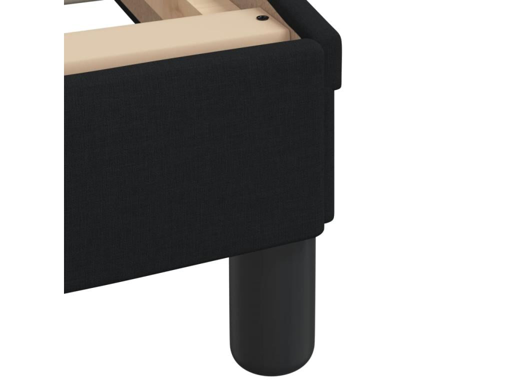 Bed with black mattress 100x200 cm fabric 41627CNLG