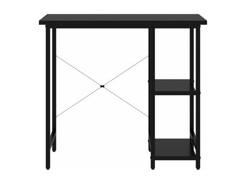 Silver metal desk/station table 80x40x72 cm 02 0023748 31830MORV