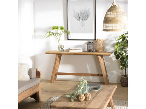 Bohometop - Console 160x45cm recycled pine wood 34378LXZN