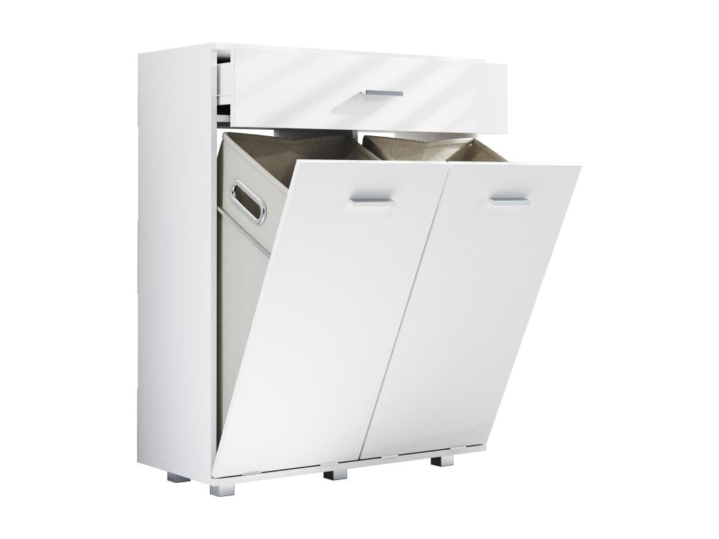 Bohometop Fabric Laundry Cabinet Laundry Hamper Laundry Basket Fabric Laundry Hamper Bohometop White 66199JKTT