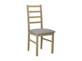 Bohometop Chair 171 Bohometop Oak - Light Grey 94x43x40cm Upholstered Wood 04973PKHX