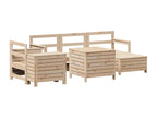 7-piece garden furniture set, solid pine wood 15202IIXS