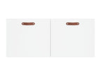 White wall cabinet 80x36.5x35 engineered wood 55047JRIN