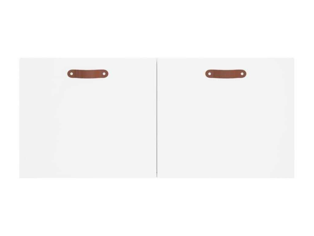 White wall cabinet 80x36.5x35 engineered wood 55047JRIN