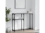 Bohometop grey console table 90x22.5x75 cm engineered wood 15692ECAT