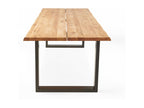 Wooden dining table with irregular edges, 240x95x75 cm, 41613SUJL