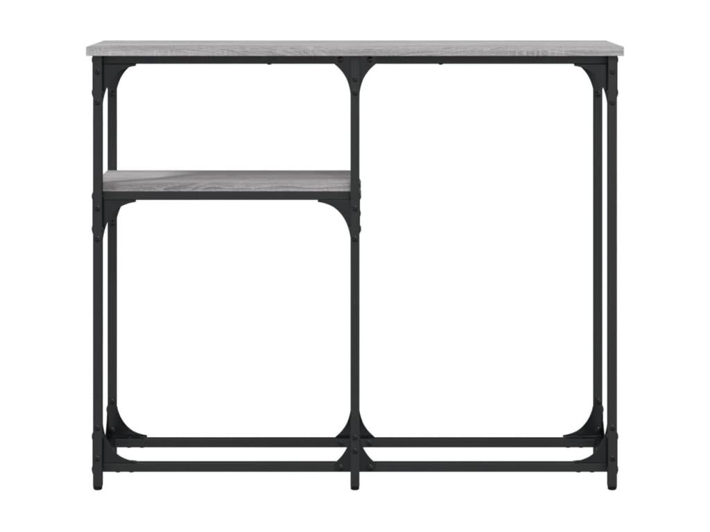Bohometop grey console table 90x22.5x75 cm engineered wood 15692ECAT