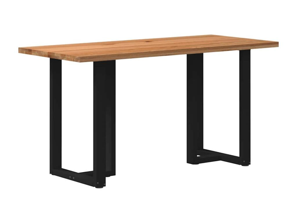 Light brown rectangular solid oak dining table 26631CHDG