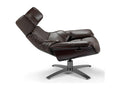 Nidchicshop leather swivel armchair with folding backrest mechanism Nidchicshop-Nidchicshop 41684PCAU