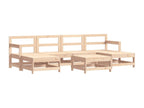 7-piece garden furniture set, solid pine wood, 13376BBOL