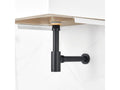 Bohometop Universal Design Basin Siphon with Standard 1 1/4" Drain Pipe and Seal Included, Tubular Siphon for Basin, Black 70610TXSC
