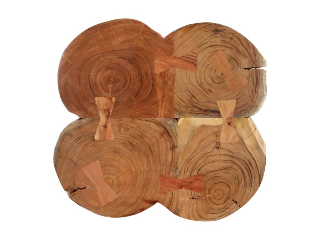 Coffee table 36cm, 4 solid wood trunks by Bohometop 20388PDVI