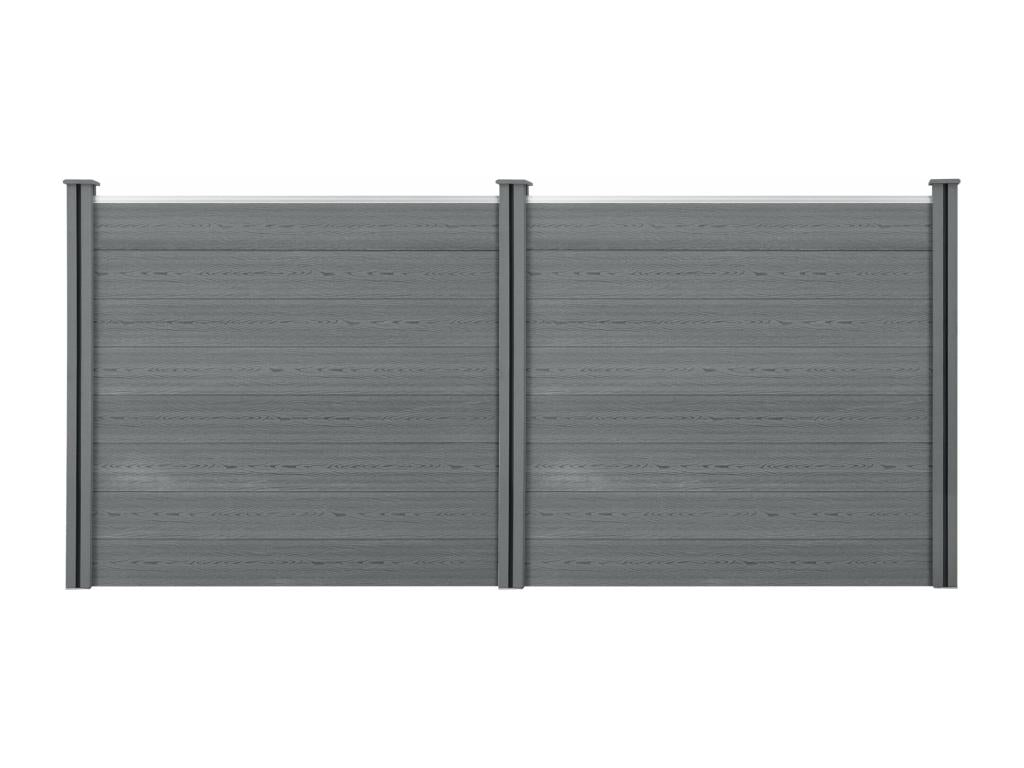 Bohometop garden fence - brown wood, 314x314x165 cm, 03 0006581 32982RYEX