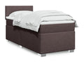 Bohometop bed base with mattress, dark brown, 90x190 cm, 67557EBEV