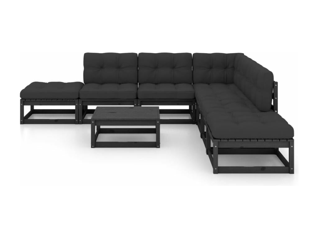 Brown wooden garden furniture set, 70x70x67 cm, 02 0017535 87664CMYX