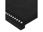 Black LED Headboard 90x5x78/88 cm Velvet 84341WQRO