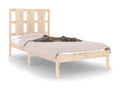 Solid pine wood bed frame 90x200 cm 71263CATB