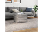Coffee table with Bohometop LED Bohometop gray 50x50x40 cm 80813OBQM